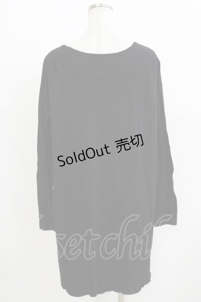 画像3: MINT NeKO / ペイントネコラグランカットワンピース  ブラック×ブラック H-26-03-14-1062-HN-OP-KB-ZH (3)