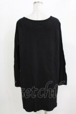 画像3: MINT NeKO / ペイントネコラグランカットワンピース  ブラック×ブラック H-26-03-14-1062-HN-OP-KB-ZH (3)