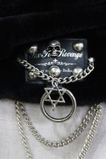 画像2: SEX POT ReVeNGe / チャーム付フェイクファースヌード  ブラック H-26-03-14-1069-SP-ZA-KB-ZH (2)