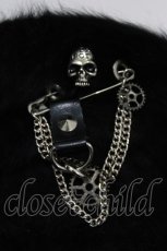 画像2: SEX POT ReVeNGe / チャーム付ファーベレー  ブラック H-26-03-14-1075-SP-AC-KB-ZH (2)