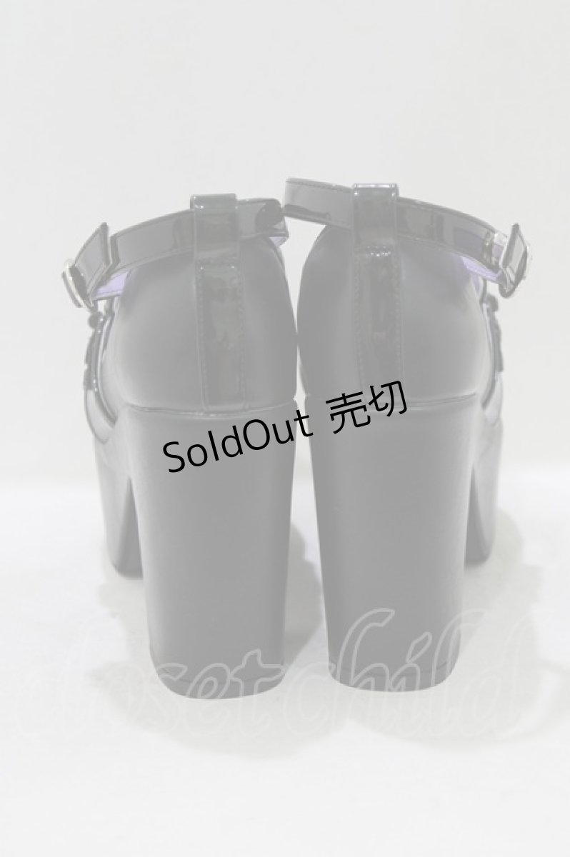 画像3: YOSUKE / 厚底ローファー L ブラック H-26-03-14-1076-PU-SH-KB-ZH (3)