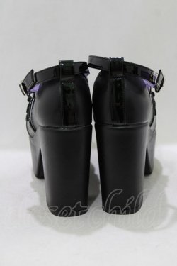 画像3: YOSUKE / 厚底ローファー L ブラック H-26-03-14-1076-PU-SH-KB-ZH