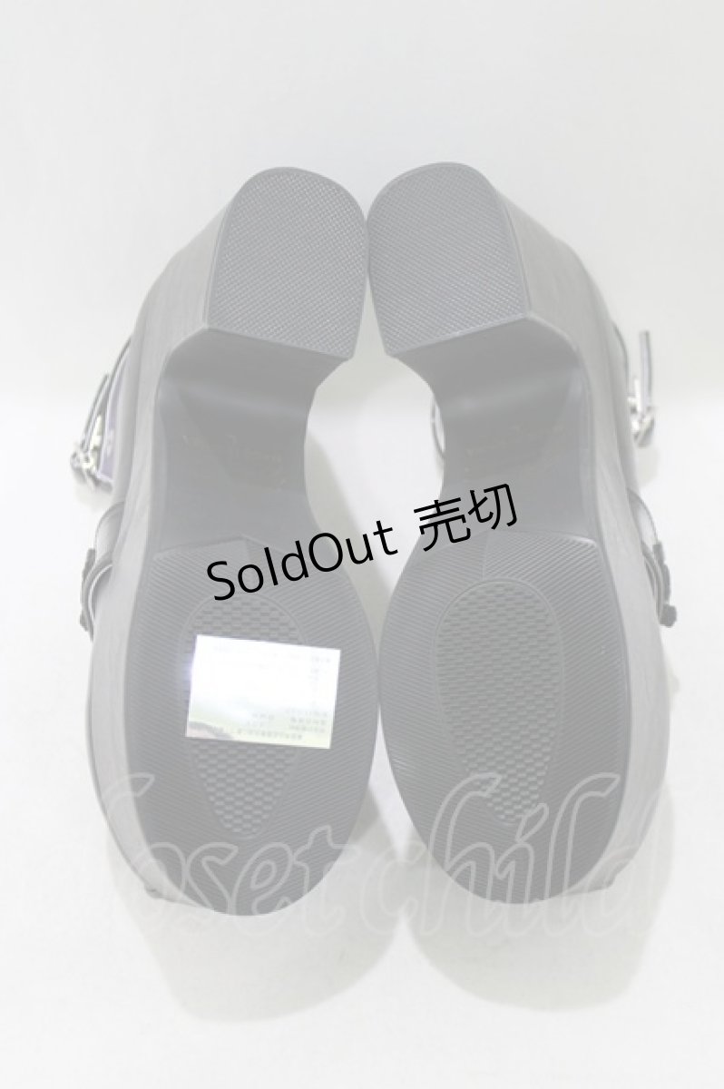 画像4: YOSUKE / 厚底ローファー L ブラック H-26-03-14-1076-PU-SH-KB-ZH (4)