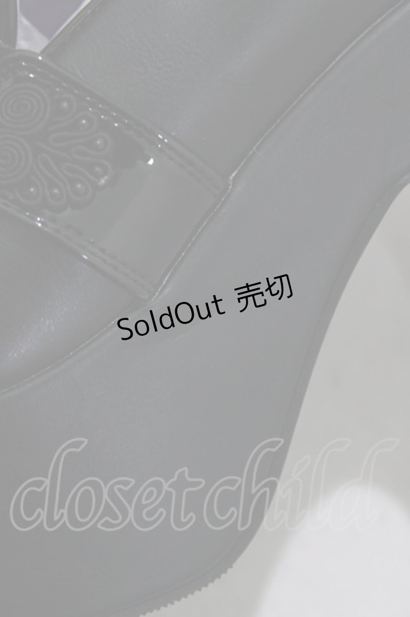 画像5: YOSUKE / 厚底ローファー L ブラック H-26-03-14-1076-PU-SH-KB-ZH (5)