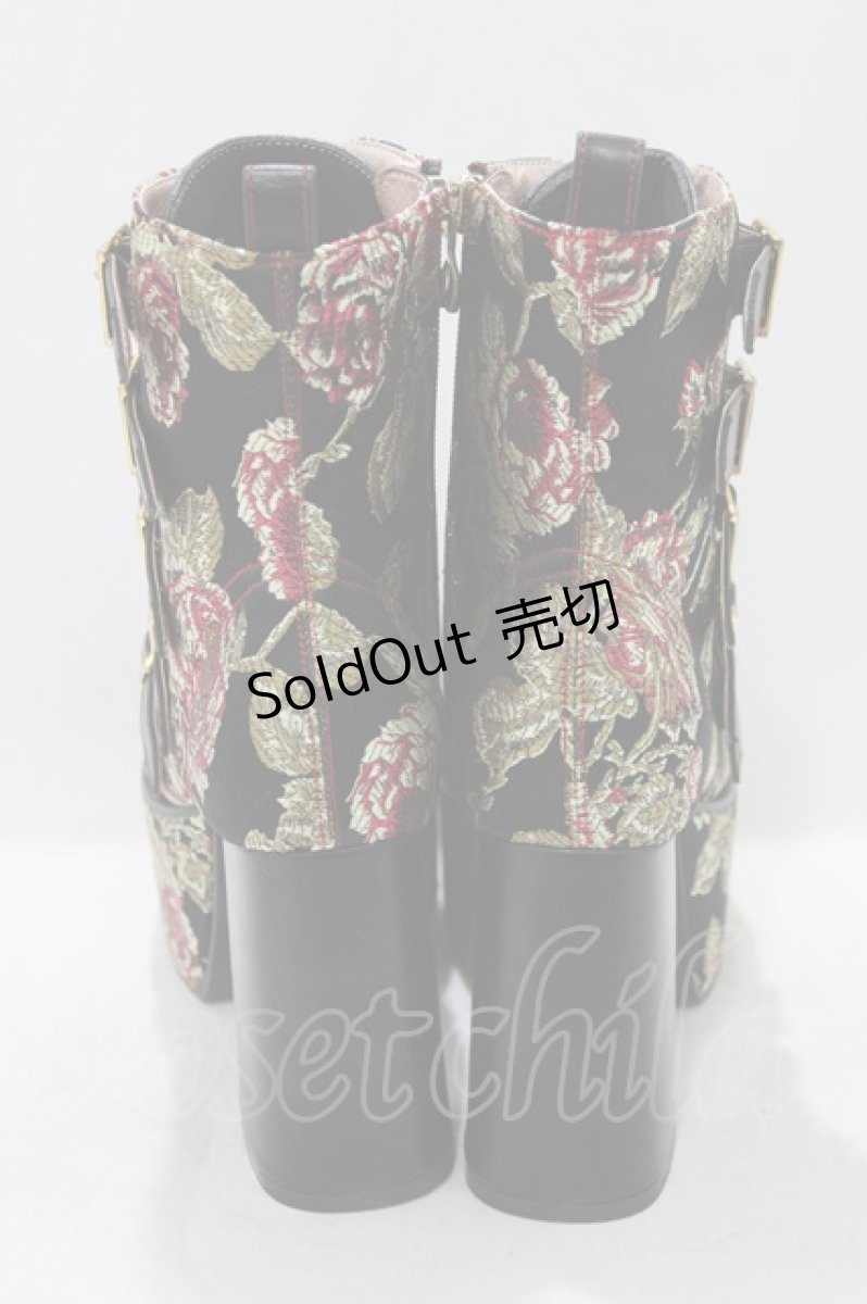 画像3: YOSUKE / 厚底ブーツ L ブラック H-26-03-14-1077-PU-SH-KB-ZH (3)