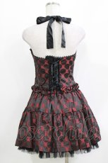 画像3: BPN / サテンドットSET UP M 赤×黒 H-26-03-14-1008-GO-OP-AK-ZH (3)