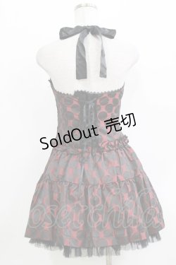 画像3: BPN / サテンドットSET UP M 赤×黒 H-26-03-14-1008-GO-OP-AK-ZH