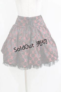 画像4: BPN / サテンドットSET UP M 赤×黒 H-26-03-14-1008-GO-OP-AK-ZH