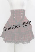 PUTUMAYO / タブリエ付スカート  赤×黒 H-26-03-14-1010-PT-TO-AK-ZH