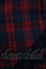 画像4: PUTUMAYO / タブリエ付スカート  赤×黒 H-26-03-14-1010-PT-TO-AK-ZH (4)