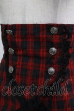 画像5: PUTUMAYO / タブリエ付スカート  赤×黒 H-26-03-14-1010-PT-TO-AK-ZH (5)