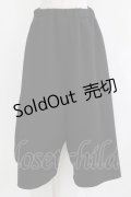 Deorart / サイドライン・スカート風ワイドパンツ M ブラック×ミント H-26-03-14-1015-PU-PA-KB-ZH