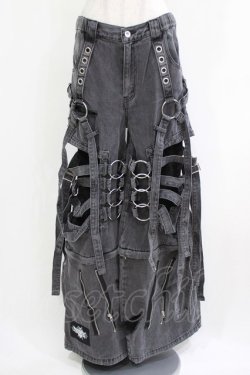 画像1: HIDOLATRAL THEODOL / ボンテージデニムパンツ FREE グレー H-26-03-14-1017-0-PA-AK-ZH