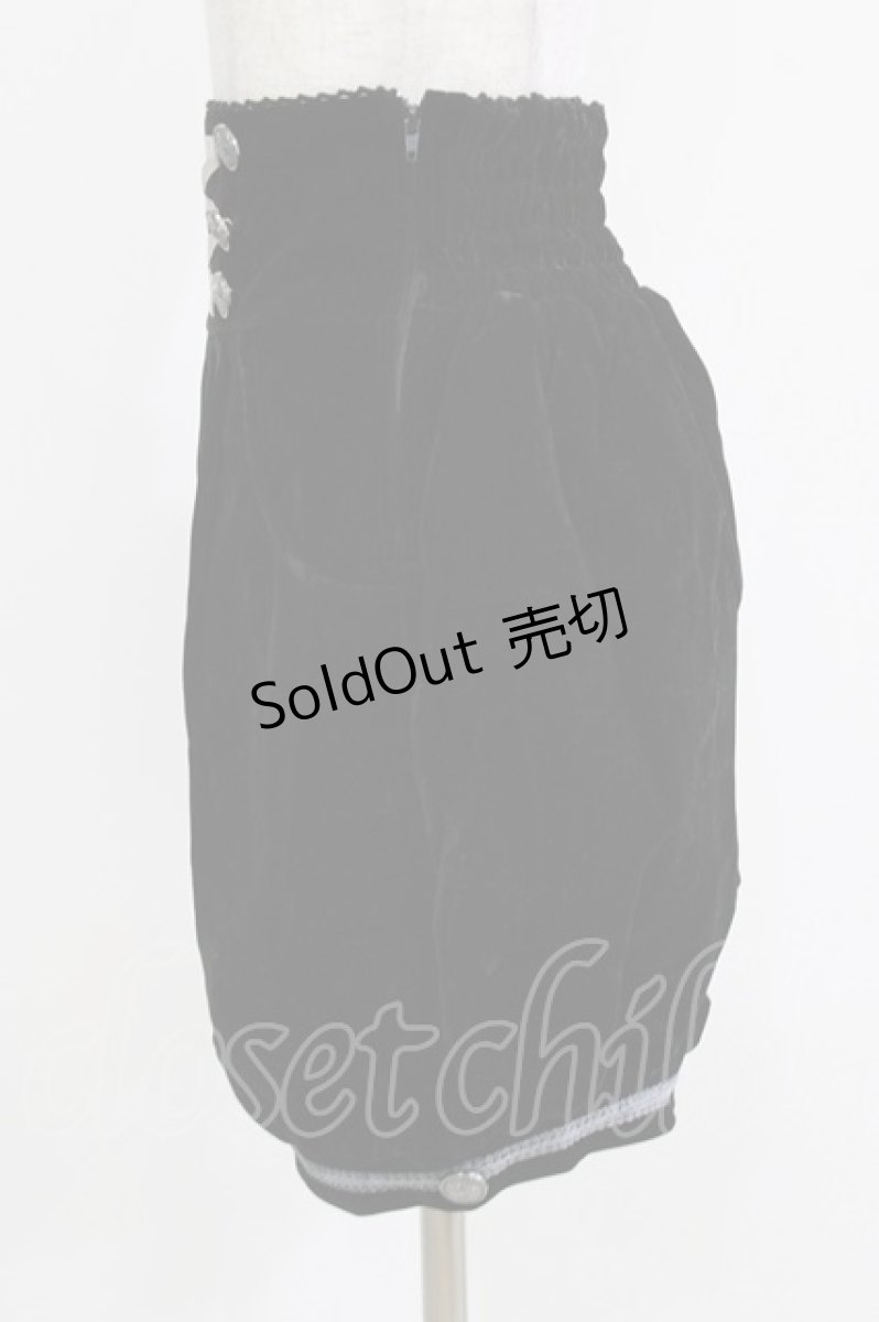 画像2: PUTUMAYO / ハイウエスト別珍カボチャパンツ  黒 H-26-03-14-1019-PT-PA-AK-ZH (2)