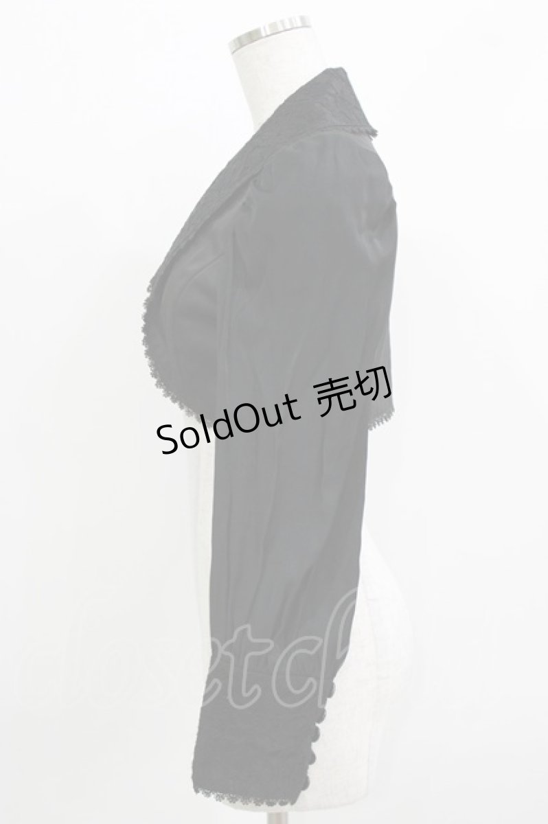 画像2: Sheglit / ビショップスリーブボレロ  ブラック H-26-03-14-1020-EL-TO-KB-ZH (2)