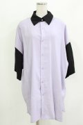 Deorart / 切替ボーリングシャツ M ラベンダーピンク H-26-03-14-1022-PU-BL-KB-ZH