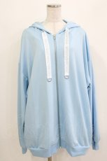 画像1: PSYCHO NATION / うさ耳ジップアップパーカー  サックス H-26-03-14-1023-PU-TO-KB-ZH (1)