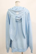 画像3: PSYCHO NATION / うさ耳ジップアップパーカー  サックス H-26-03-14-1023-PU-TO-KB-ZH (3)