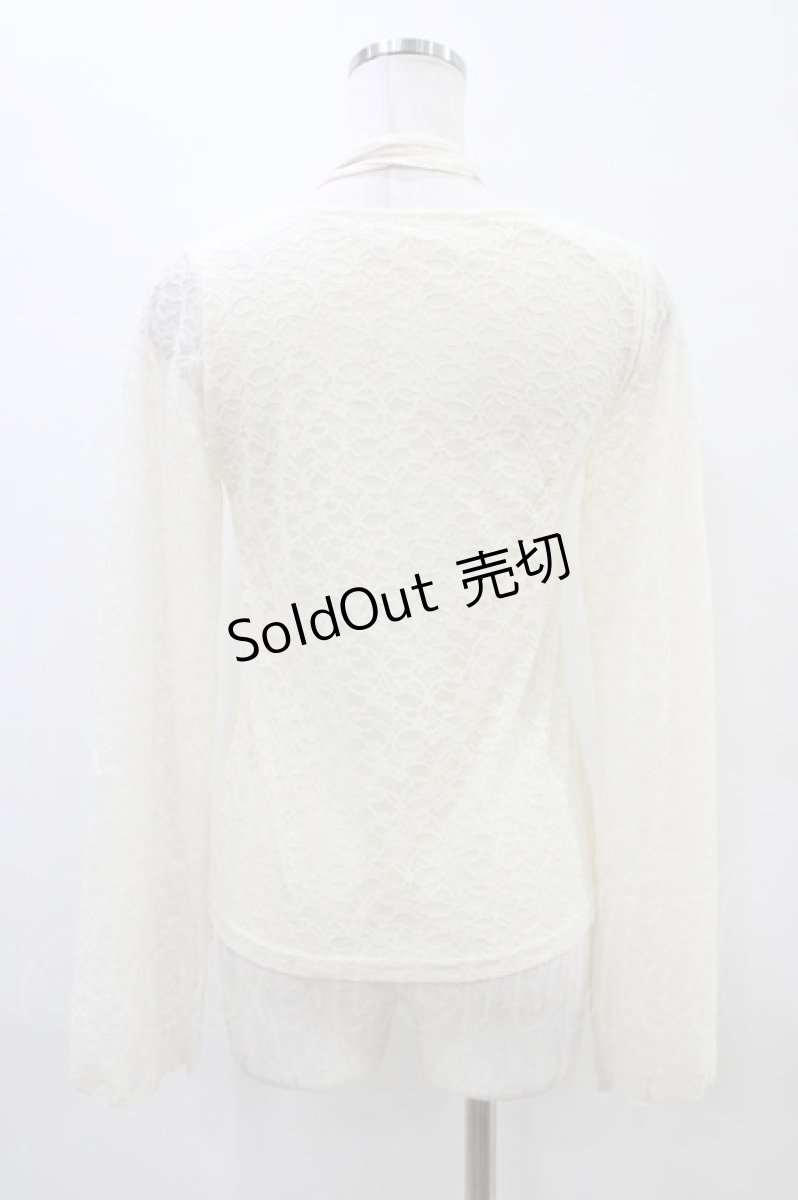 画像2: axes femme / ストラップレーストップス Free 生成り H-26-03-14-054-AX-TO-NS-ZH (2)