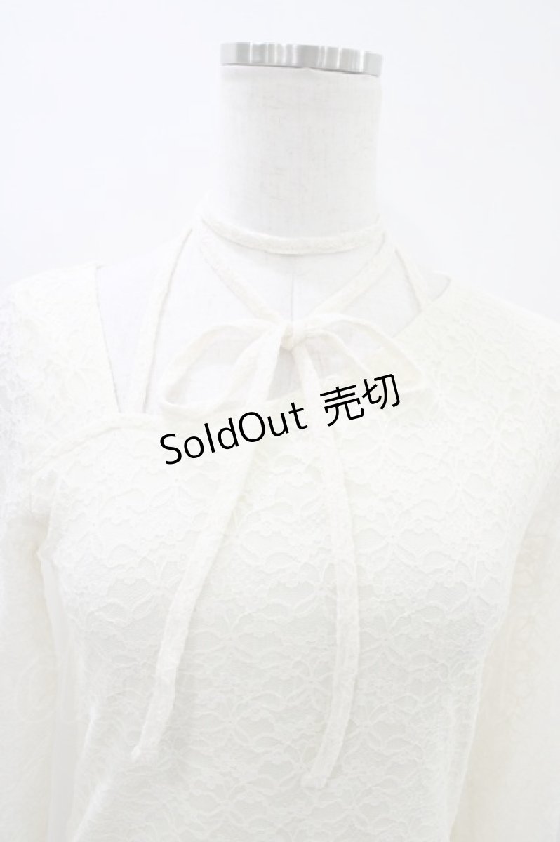 画像3: axes femme / ストラップレーストップス Free 生成り H-26-03-14-054-AX-TO-NS-ZH (3)