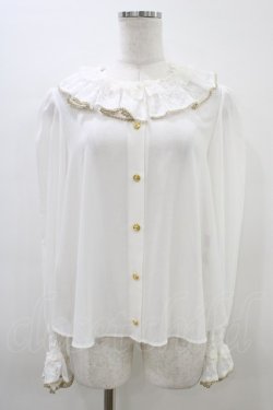 画像1: Angelic Pretty / ハミングブラウス Free オフ H-26-03-14-056-AP-BL-NS-ZH