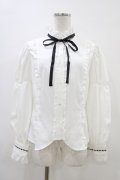 Eri Aino's collaboration / シャーロットの水曜日ブラウス L 白 H-26-03-14-057-PU-BL-NS-ZH