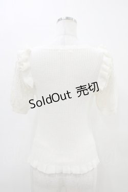 画像2: LIZ LISA / 肩フリルニットプルオーバー Free オフ H-26-03-14-059-LO-TO-NS-ZH