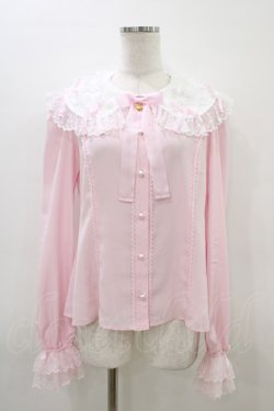 画像1: Angelic Pretty / Airy Frillブラウス Free ピンク H-26-03-14-061-AP-BL-NS-ZH