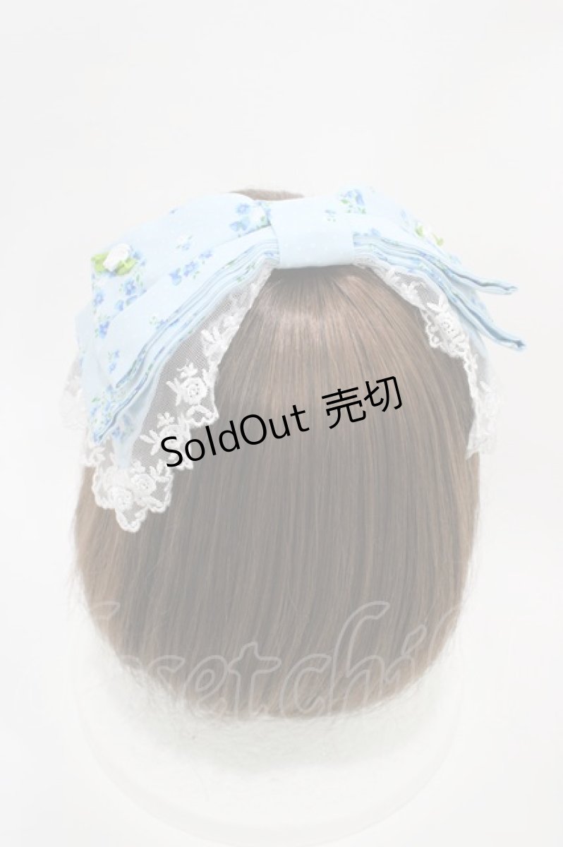 画像4: HEENIE HEENIE / 愛野えり/Sailor Sortir Onepiece+Ribbon Clip Free サックス H-26-03-14-014-0-OP-NS-ZH (4)