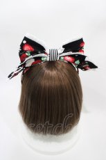 画像7: Angelic Pretty / 摘みたていちごジャンパースカートSet Free ブラック H-26-03-14-015-AP-OP-NS-ZH (7)