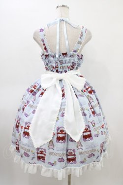 画像2: metamorphose / Disney Alice in Wonderlandジャンパースカートセット サイズ1(通常サイズ) サックス H-26-03-14-016-ME-OP-NS-ZH