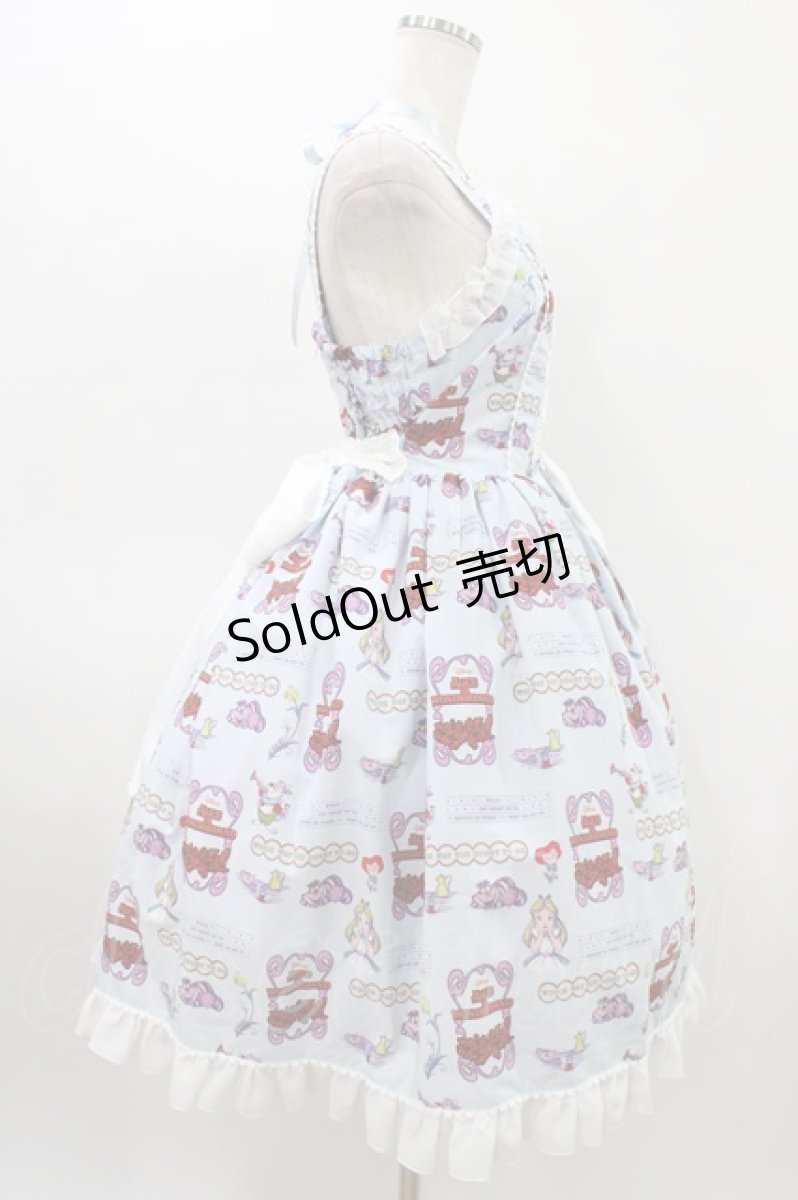 画像3: metamorphose / Disney Alice in Wonderlandジャンパースカートセット サイズ1(通常サイズ) サックス H-26-03-14-016-ME-OP-NS-ZH (3)