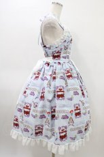 画像3: metamorphose / Disney Alice in Wonderlandジャンパースカートセット サイズ1(通常サイズ) サックス H-26-03-14-016-ME-OP-NS-ZH (3)