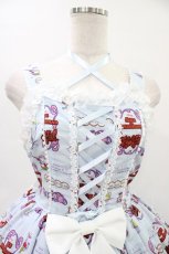 画像4: metamorphose / Disney Alice in Wonderlandジャンパースカートセット サイズ1(通常サイズ) サックス H-26-03-14-016-ME-OP-NS-ZH (4)