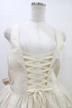 画像4: metamorphose / 【プラスサイズ】木漏れ日のトロイメライ ティアードジャンパースカート プラスサイズ 生成り H-26-03-14-017-ME-OP-NS-ZH