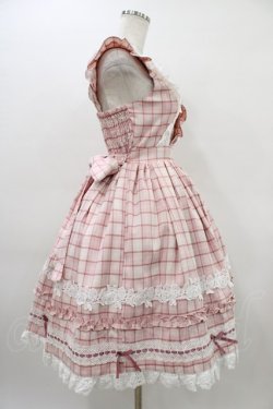 画像3: Chalmiere / タータンチェックジャンパースカート M ピンク H-26-03-14-018-0-OP-NS-ZH