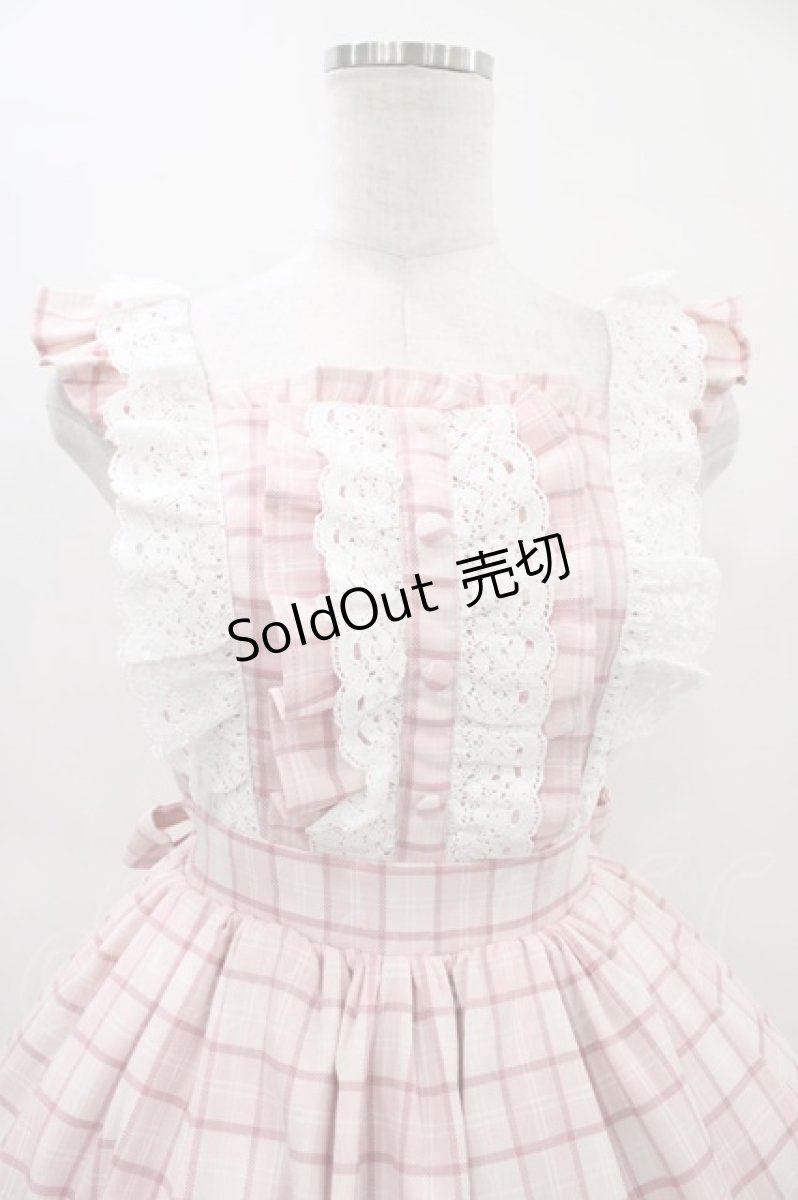 画像4: Chalmiere / タータンチェックジャンパースカート M ピンク H-26-03-14-018-0-OP-NS-ZH (4)