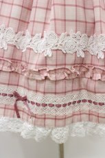 画像5: Chalmiere / タータンチェックジャンパースカート M ピンク H-26-03-14-018-0-OP-NS-ZH (5)