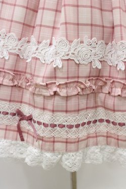 画像5: Chalmiere / タータンチェックジャンパースカート M ピンク H-26-03-14-018-0-OP-NS-ZH