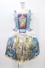 画像1: Juliette et Justine / Un manege robe（回転木馬のドレス） 1 ブルー H-26-03-14-020-CL-OP-NS-ZH (1)