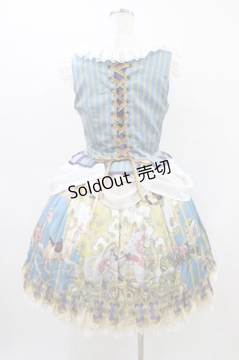 画像2: Juliette et Justine / Un manege robe（回転木馬のドレス） 1 ブルー H-26-03-14-020-CL-OP-NS-ZH (2)