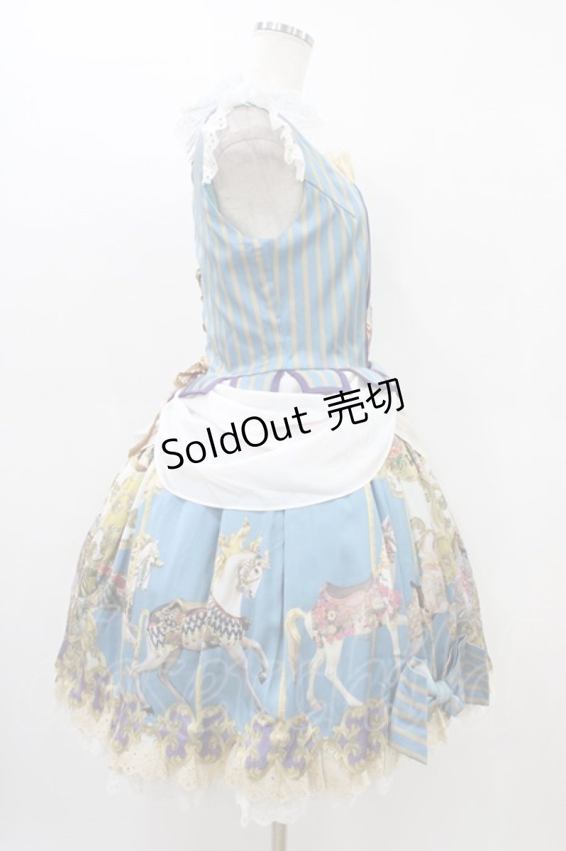 画像3: Juliette et Justine / Un manege robe（回転木馬のドレス） 1 ブルー H-26-03-14-020-CL-OP-NS-ZH (3)