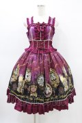 metamorphose / Clock Forest Night フリルジャンパースカート サイズ1 ダリアパープル(Dahlia Purple) H-26-03-14-021-ME-OP-NS-ZH