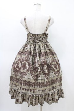 画像2: ALICE and the PIRATES / アリスのトランプタータン柄ジャンパースカートII Free ベージュ H-26-03-14-023-PA-OP-NS-ZH