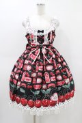 Angelic Pretty / Cherry Jam Labelジャンパースカート Free ブラック H-26-03-14-024-AP-OP-NS-ZH