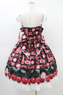 画像2: Angelic Pretty / Cherry Jam Labelジャンパースカート Free ブラック H-26-03-14-024-AP-OP-NS-ZH