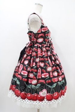 画像3: Angelic Pretty / Cherry Jam Labelジャンパースカート Free ブラック H-26-03-14-024-AP-OP-NS-ZH