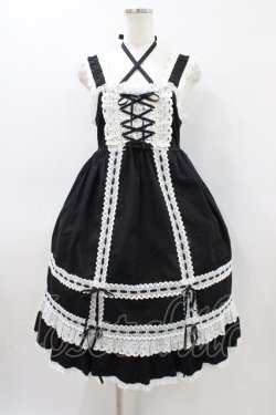 画像1: BABY,THE STARS SHINE BRIGHT / ベビードールジャンパースカート Free ブラック H-26-03-14-025-BA-OP-NS-ZH