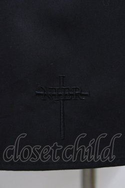 画像3: NieR Clothing / クロス刺繍ジャンパースカート  ブラック H-26-03-15-029-PU-OP-KB-ZH