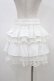 画像2: Whinny / サイコープリプリスカート  ホワイト H-26-03-15-033-PU-SK-KB-ZH (2)